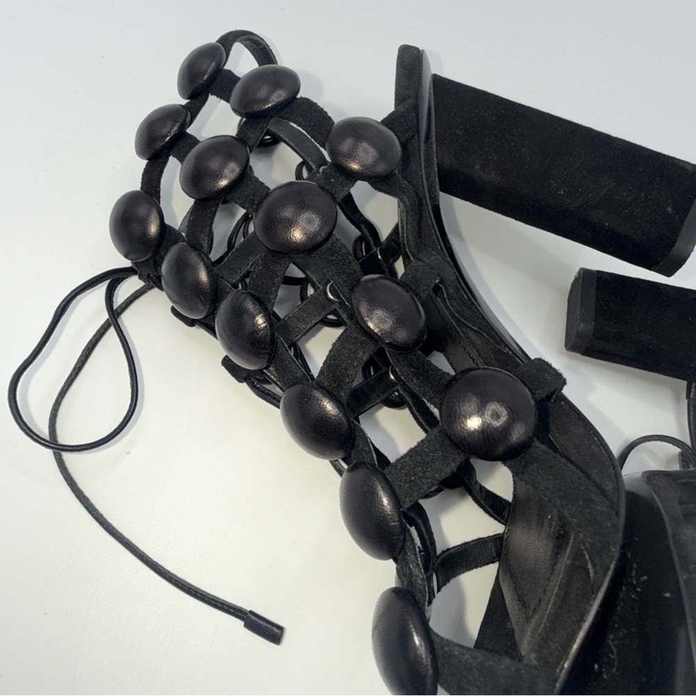 ALEXANDER WANG Rubie Suede Gladiator Sandals, US Size 37 - Picture 6 of 14